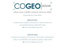 Tablet Screenshot of cogeo.fr